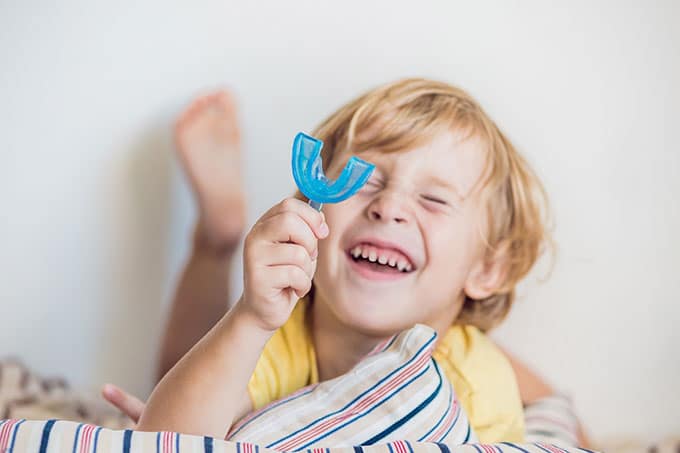 férulas descarga bruxismo infantil